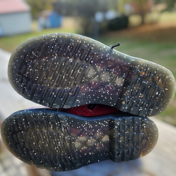 Kids Red Doc Marten Boots - Picture 6 of 6